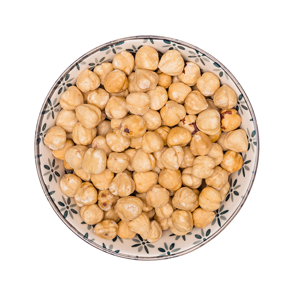 Nocciole sgusciate e tostate