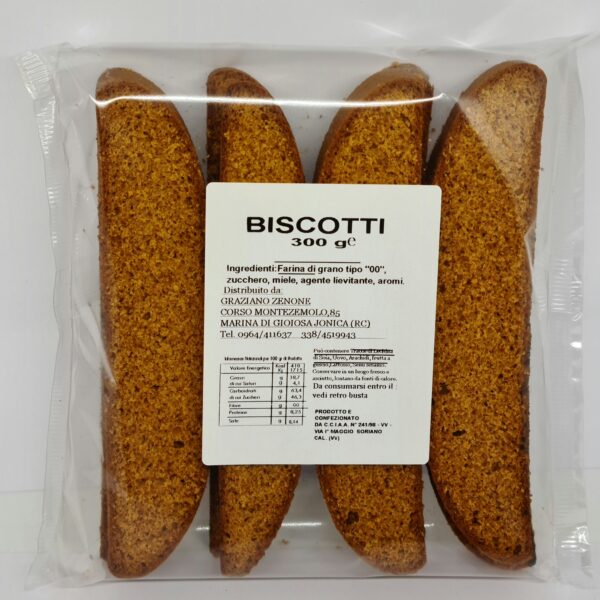 BISCOTTI AL MIELE g300